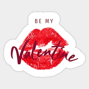 Be My Valentine Sticker